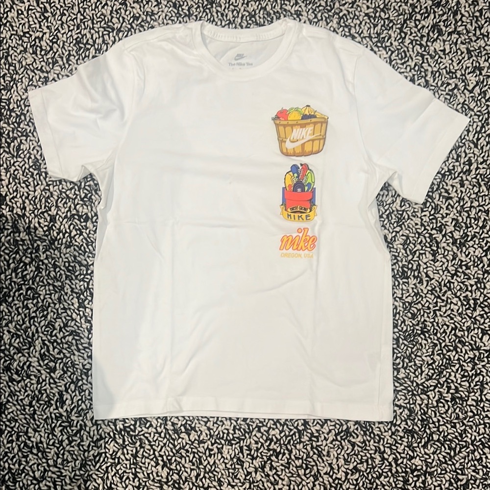 Nike Kids White Graphic T-Shirt